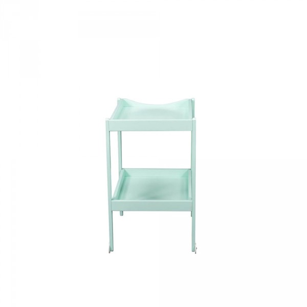 Table à langer alice 2 plateaux laque vert mint Combelle