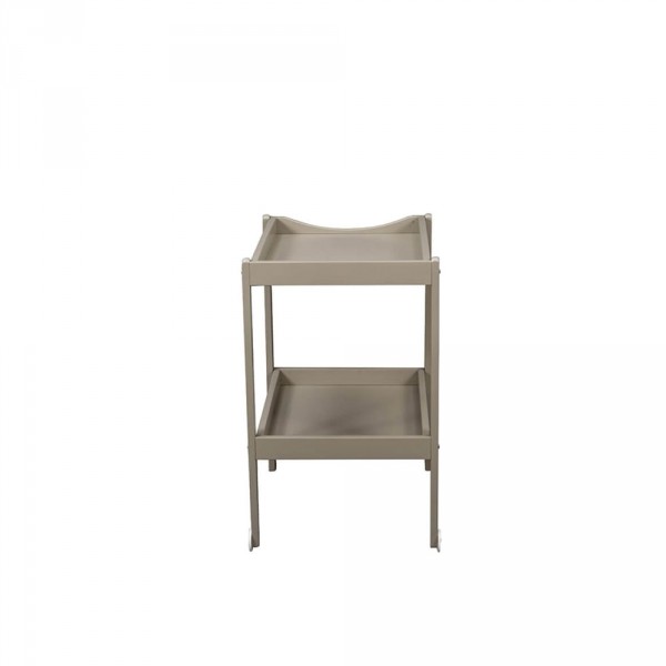 Table à langer alice 2 plateaux laque gris clair Combelle