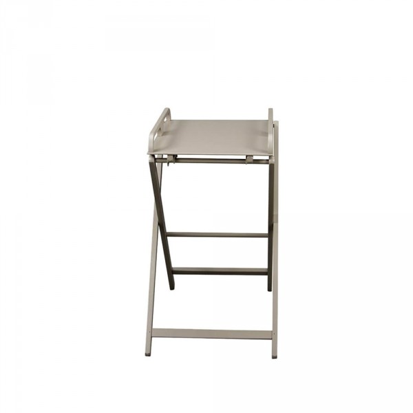 Table à langer jade pliante laque gris clair Combelle