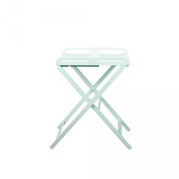 Table à langer jade pliante laque vert mint Combelle