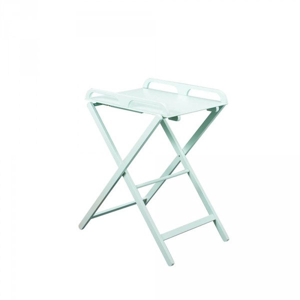 Table à langer jade pliante laque vert mint Combelle
