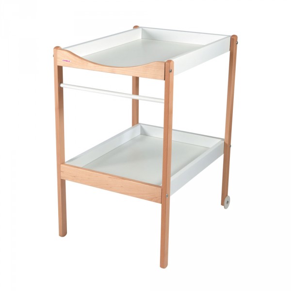 Table à langer alice 2 plateaux hybride blanc Combelle