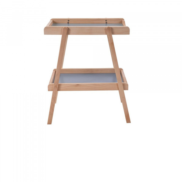 Table à langer avec 2 plateaux léna vernis naturel Combelle