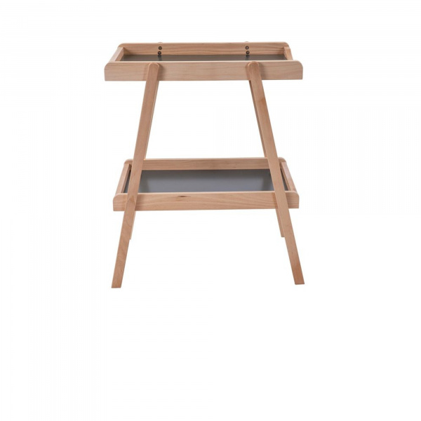 Table à langer avec 2 plateaux léna vernis naturel Combelle