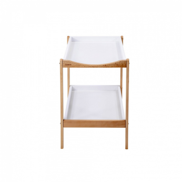 Table à langer avec 2 plateaux margot hybride blanc Combelle