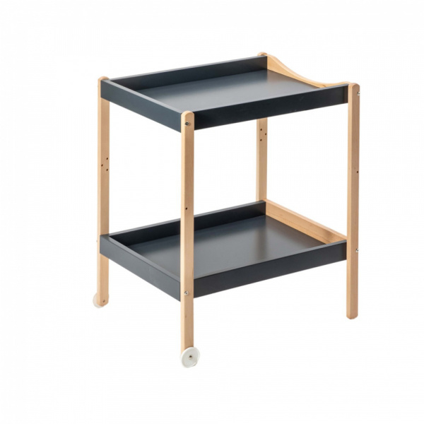 Table à langer avec 2 plateaux margot hybride anthracite Combelle