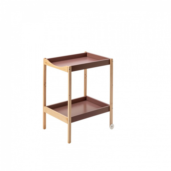 Table à langer avec 2 plateaux margot hybride vieux rose Combelle