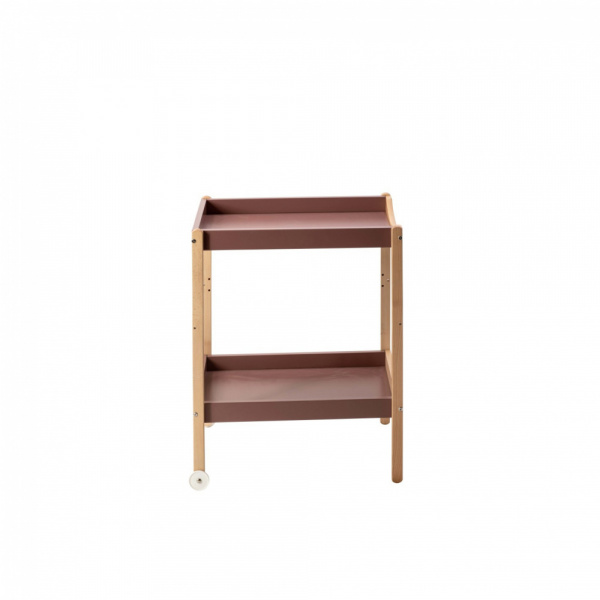 Table à langer avec 2 plateaux margot hybride vieux rose Combelle