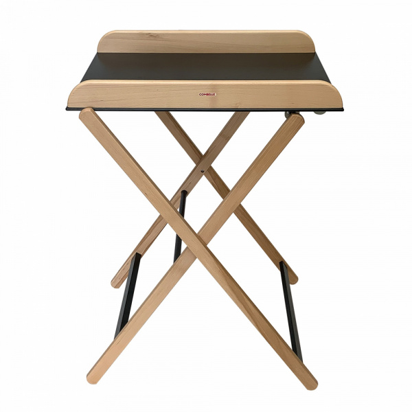 Table à langer jade pliante hybride noir Combelle