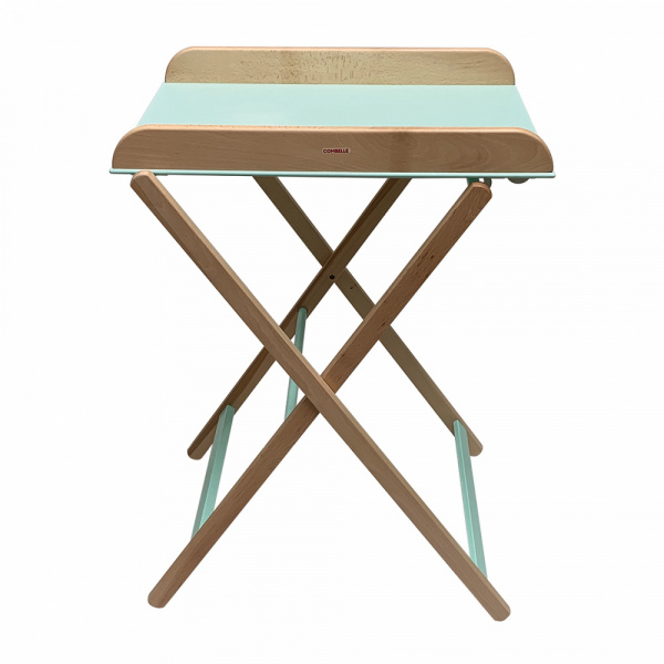 Table à langer jade pliante hybride vert mint Combelle