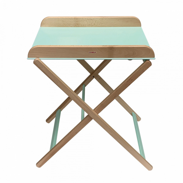 Table à langer jade pliante hybride vert mint Combelle