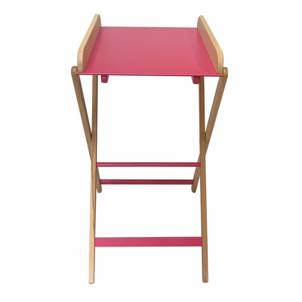 Table à langer jade pliante hybride fuschia Combelle