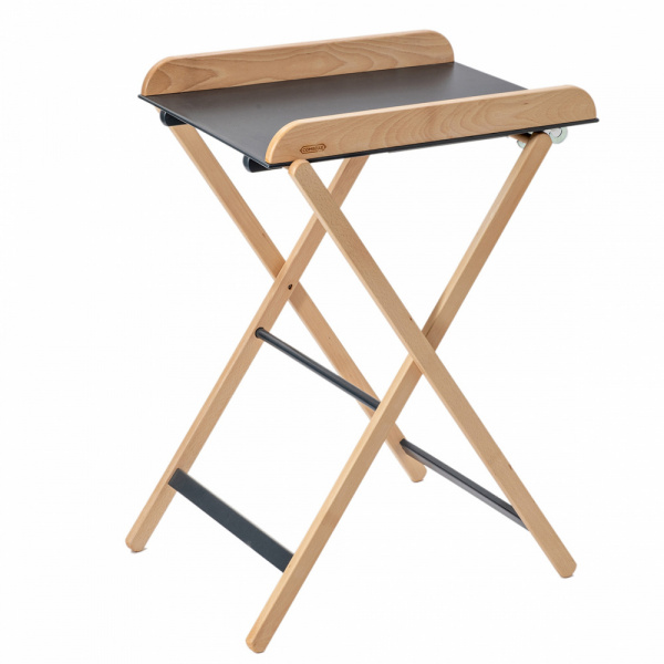 Table à langer jade pliante vernis naturel Combelle