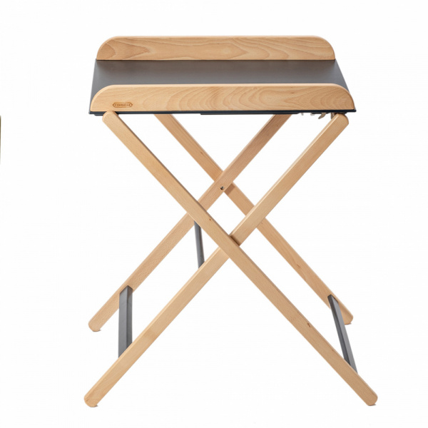 Table à langer jade pliante vernis naturel Combelle