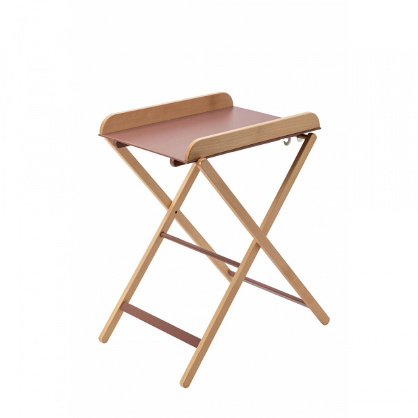 Table à langer pliable jade hybride vieux rose Combelle