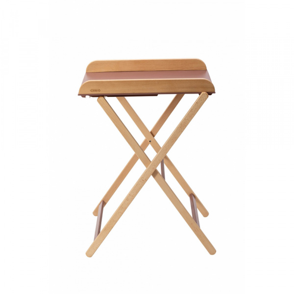 Table à langer pliable jade hybride vieux rose Combelle