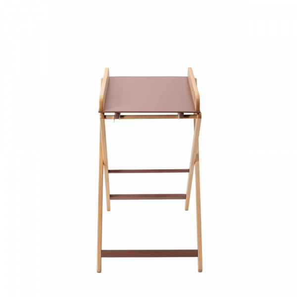 Table à langer pliable jade hybride vieux rose Combelle