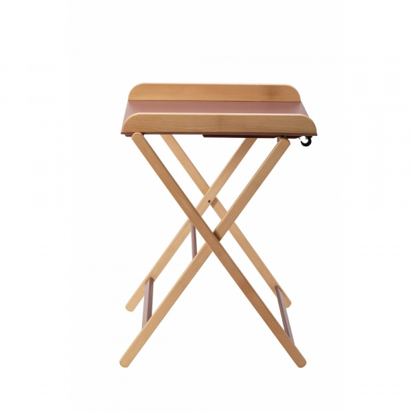 Table à langer pliable jade hybride vieux rose Combelle