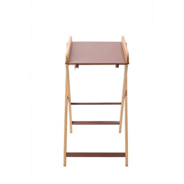 Table à langer pliable jade hybride vieux rose Combelle