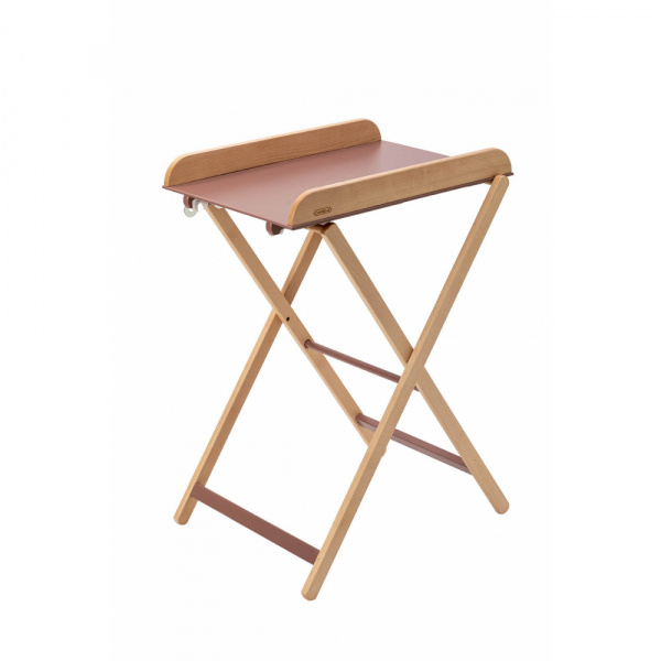 Table à langer pliable jade hybride vieux rose Combelle