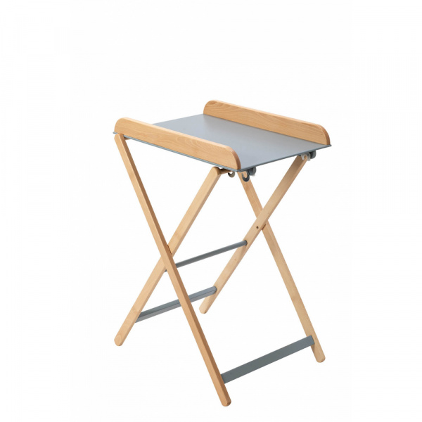 Table à langer jade pliante hybride bleu gris Combelle