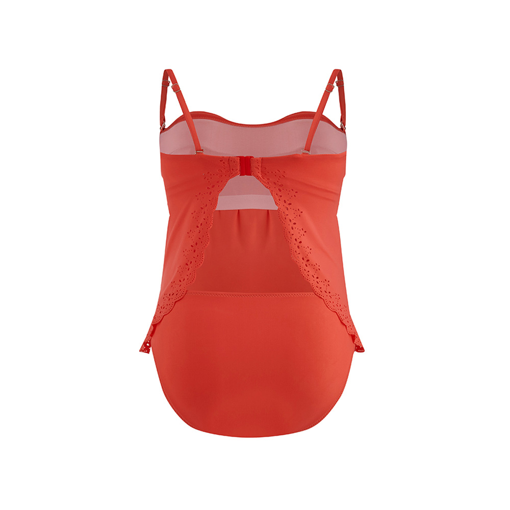 Maillot de bain de grossesse tankini 2 pièces bloom corail de Cache