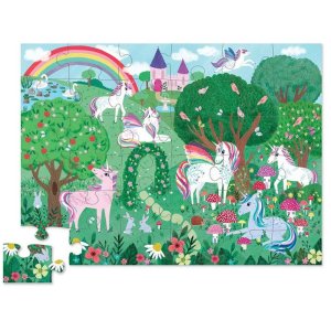 Maxi puzzle 36 pièces le jardin des licornes Crocodile creek