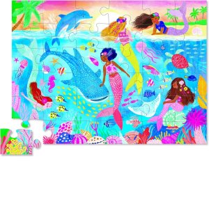 Maxi puzzle 36 pièces rêve de sirènes Crocodile creek