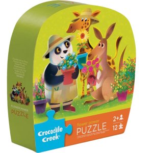 Mini puzzle 12 pièces flower power Crocodile creek