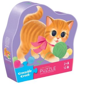 Mini puzzle 12 pièces chaton Crocodile creek