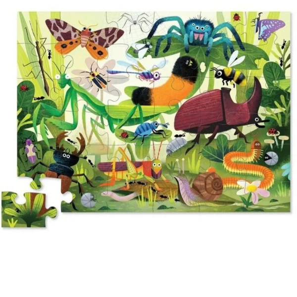Maxi puzzle 36 pièces les insectes Crocodile creek