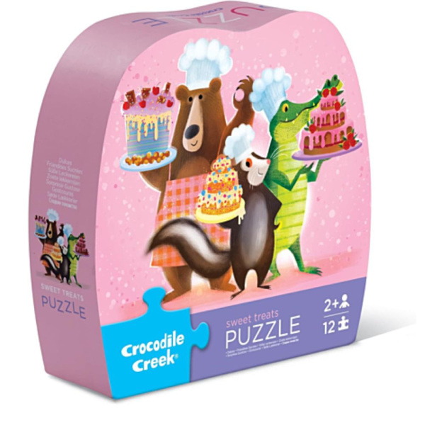 Mini puzzle 12 pièces sweet treats Crocodile creek