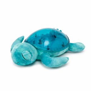 Veilleuse projection musicale tortue bleu
