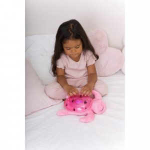 Veilleuse bébé projection plafond musicale tortue tranquille pink Cloud b