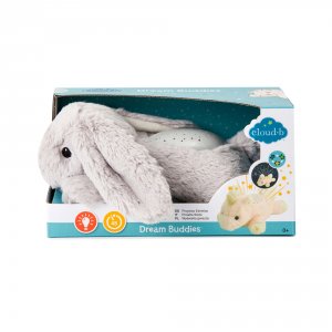 Peluche veilleuse bébé projection plafond lapin dream buddies Cloud b