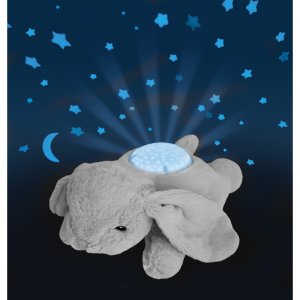 Peluche veilleuse bébé projection plafond lapin dream buddies Cloud b