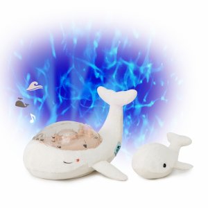 Veilleuse bébé projection plafond musicale famille baleine tranquille blanche Cloud b