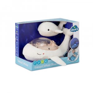 Veilleuse bébé projection plafond musicale famille baleine tranquille blanche Cloud b