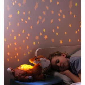 Peluche veilleuse bébé projection plafond twilight buddies faon Cloud b