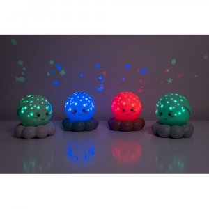 Veilleuse bébé projection plafond pieuvre twinkles to go gris Cloud b