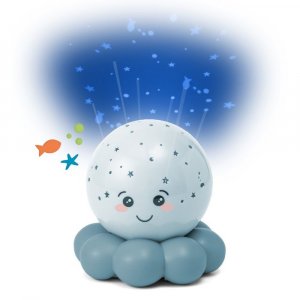 Veilleuse bébé projection plafond pieuvre twinkles to go bleu pastel Cloud b