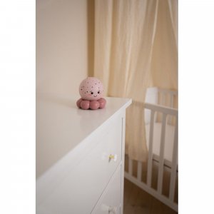 Veilleuse bébé projection plafond pieuvre twinkles to go rose pastel Cloud b