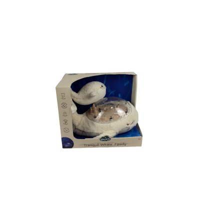 Les imparfaits - veilleuse bébé projection plafond musicale famille baleine tranquille blanche