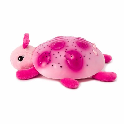 Peluche veilleuse bébé projection plafond twilight coccinelle rose