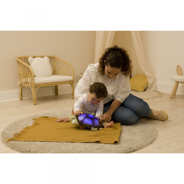 Peluche veilleuse bébé projection plafond twilight tortue moka Cloud b