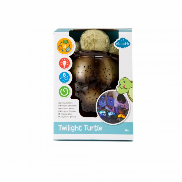 Peluche veilleuse bébé projection plafond twilight tortue moka Cloud b
