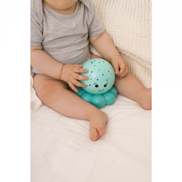 Veilleuse bébé projection plafond pieuvre twinkles to go bleue Cloud b