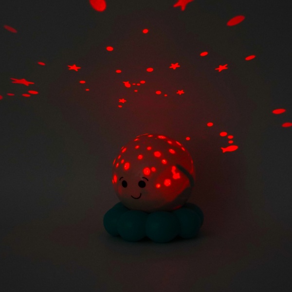 Veilleuse bébé projection plafond pieuvre twinkles to go bleue Cloud b