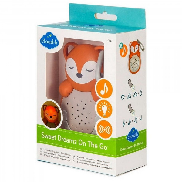 Veilleuse musicale nomade sweet dreamz on the go - renard Cloud b