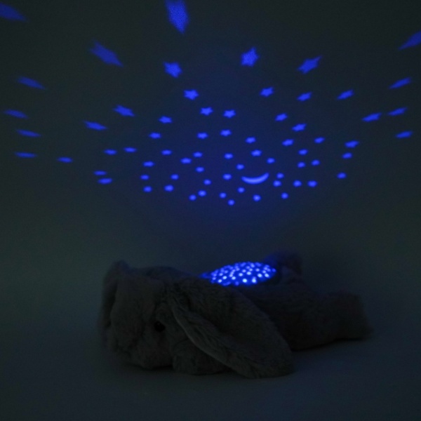 Peluche veilleuse bébé projection plafond lapin dream buddies Cloud b